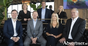 Front row left to right, Greg Flanagan, Partner in Commercial Property; Ciar&aacute;n Leavy, Partner in Dispute Resolution; Gr&iacute;ana O&rsquo;Kelly, Partner in Corporate and Commercial; Michael Lavelle, Managing Partner. Back row left to right; Nicola Walsh, Partner in Commercial Property; Marc Fitzgibbon, Senior Partner in Employment; Avril Scally, Partner in Medical Negligence.