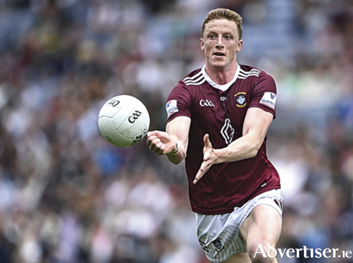 Athlone’s Ray Connellan was on the scoresheet as he returned to the Westmeath senior football starting team in the Lake County’s league victory over Longford. Photo by Piaras O’Midheach/Sportsfile
