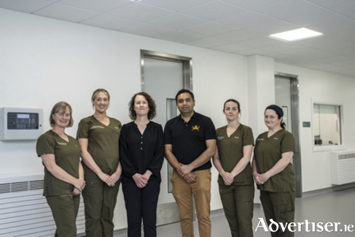 The Frailty Front Door Team at Portiuncula University Hospital, from left, Lisa O’Looney, Senior Physiotherapist; Maria Lennon, Senior Occupational Therapist; Karen Hurley, Assistant Staff Officer; Dr Shabahat Ali, Geriatric Medical Registrar; Kelley Mc Carthy, Clinical Nurse Specialist and Stella Hannon, Therapy Assistant.