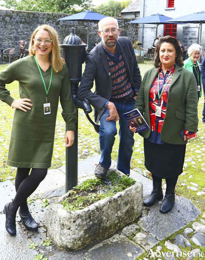 Pictured at last year's at the Lady Gregory Yeats Autumn Gathering are Ella Swift Redding, Adrian Paterson and Melissa Sihra.
Photo:- Mike Shaughnessy