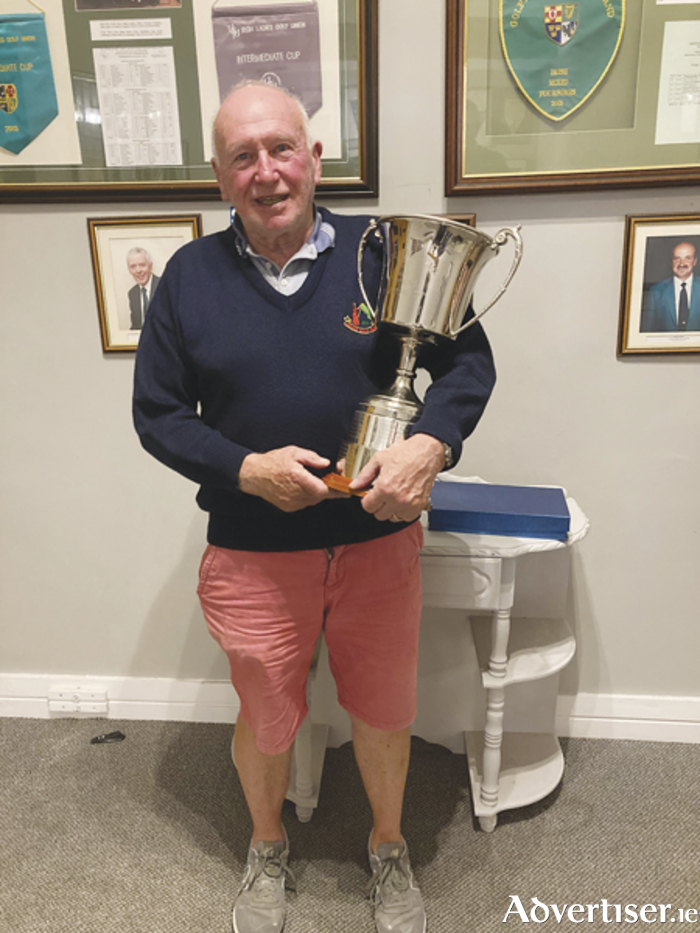 
Congratulations is afforded to Joe Creggy who recently claimed Mike Hiney’s Captains Prize at Moate Golf Club