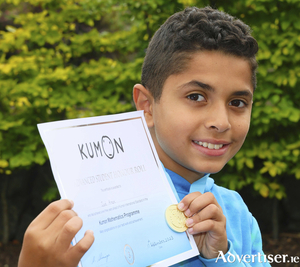 Ziad Amer, maths gold medallist at the recent Kumon awards ceremony in the Menlo Park Hotel.  
