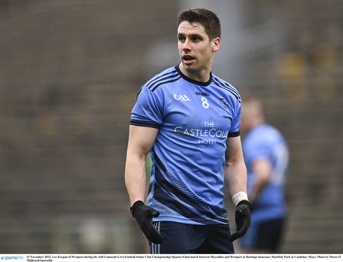 Chasing the champions: Who'll be left standing in the race to follow in Lee Keegan and Westport's footsteps in winning the Mayo GAA SFC after this weekends quarter-finals. Photo: Sportsfile 