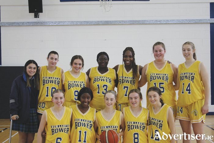 Pictured are the Our Lady’s Bower senior basketball squad