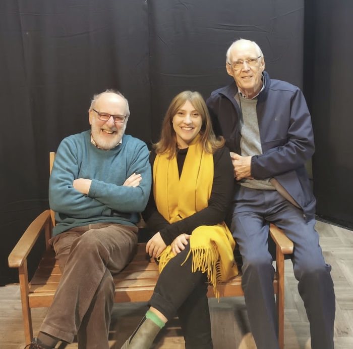 Directors of the three one-act comedies running in Athlone Little Theatre from November 29 to December 6, from left to right, Paddy Martin, Hélène Lepaon and Clive Darling.
