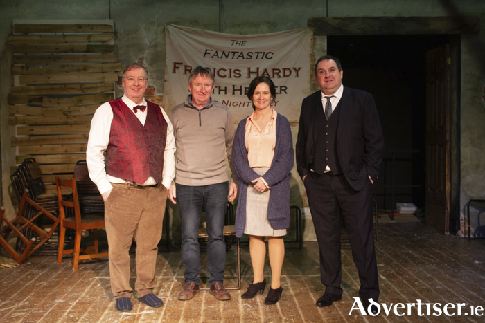 The director and cast of DAD's Faith Healer by Brian Friel 