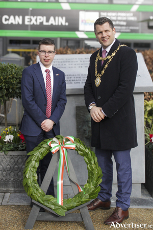 Darragh Bohan and Mayor of Galway, Cllr. Eddie Hoare