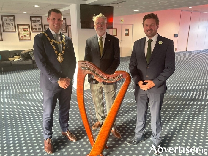 Mayor of Galway, Cllr Eddie Hoare, Irish Ambassador to France, Niall Burges, and CEO of the Western Development Commission, Allan Mulrooney. 