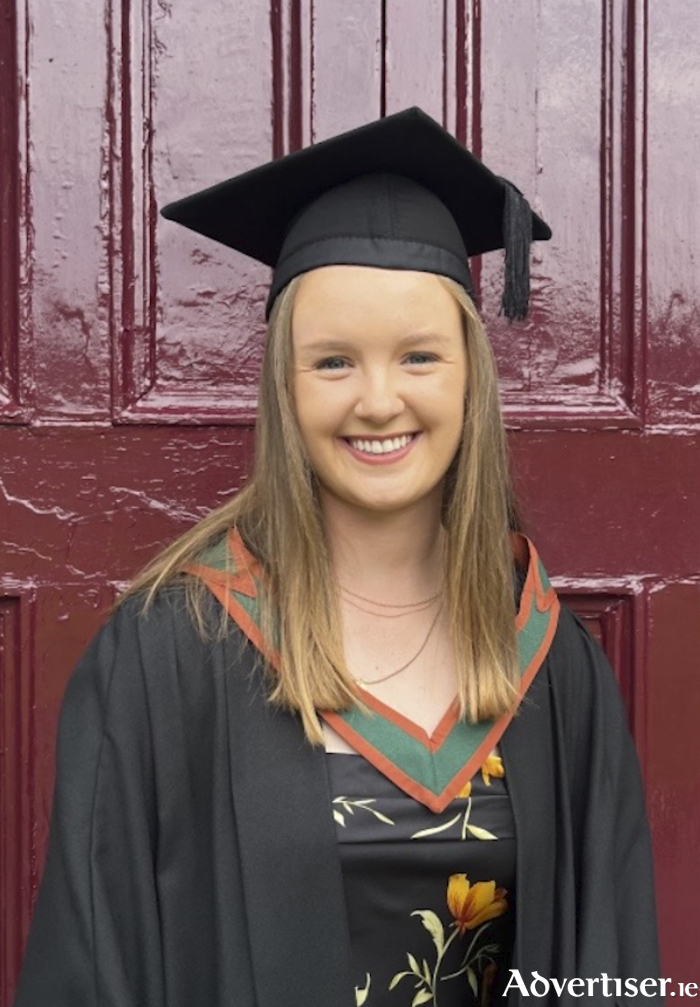 Aoife Murphy, EirGrid Graduate Engineer from Galway city, pictured at her graduation from University of Galway.