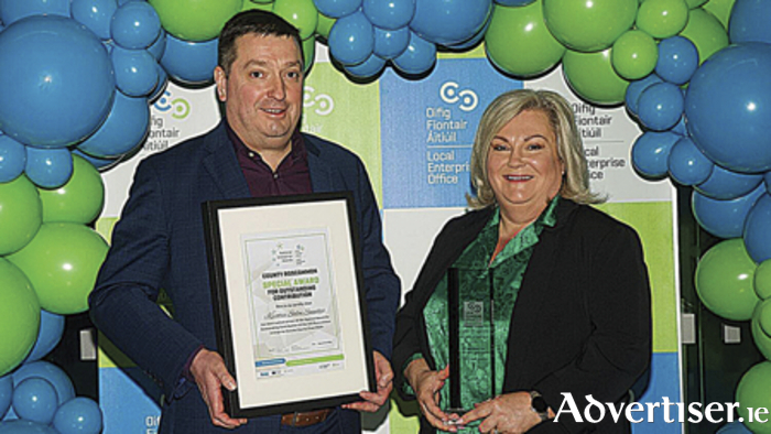 Pictured are Paul Farrell and Fiona Coen of Kreative Salon Supplies 
