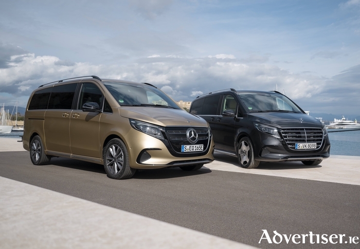 The new Mercedes-Benz EQV (Avantgarde) and V-Class (Exclusive) 