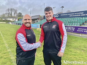 Buccaneers U20s forwards coach Joe Walsh has landed a new role with English championship outfit Cornish Pirates.  Joe is pictured with Alan Paver, the Cornish Pirates joint head coach