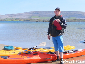 Patrick O&#039; Regan, North Clare Sea Kayaking. Photo: Hannah Martin.