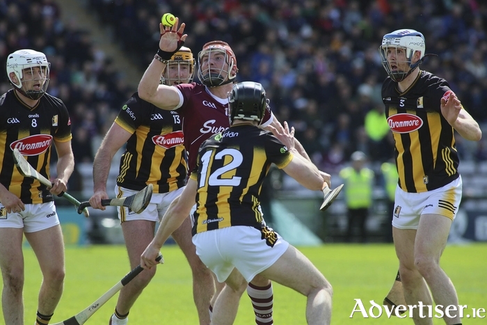 Galway’s Conor Whelan in action against Kilkenny at the Leinster GAA Senior Hurling Championship match in Salthill on Sunday. (Photo: Mike Shaughnessy) 