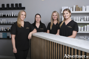 The team of experts behind Skinsation Clinic: (L-R) Martina, Ashling, Leanne and Sin&eacute;ad. 