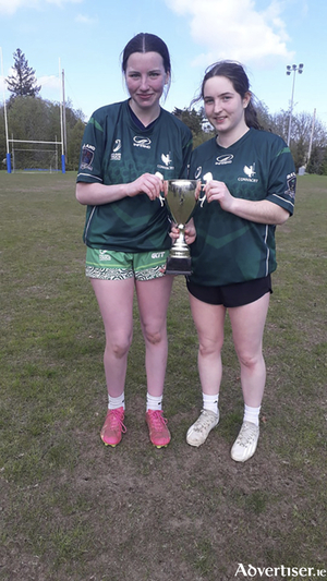 Aoife Purtill and Mollie Copelin who proudly represented Buccaneers for Connacht at the recent interprovincial series
