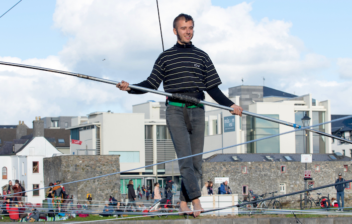 Wires Crossed tightrope Galway 2020