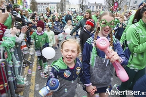 Last year's St Patrick's Day parade in Galway city. Photo: Mike Shaughnessy