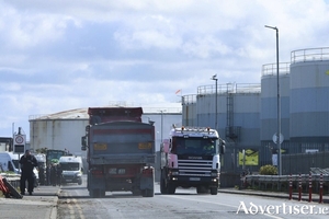 Galway Harbour fuel depot reopened after the Fuel Price Protests in April. Photo: Mike Shaughnessy