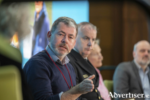 Dr Brendan Flynn, University of Galway, speaking at the Atlantic Summit Galway 2026. Photo: Andrew Downes/Xposure.