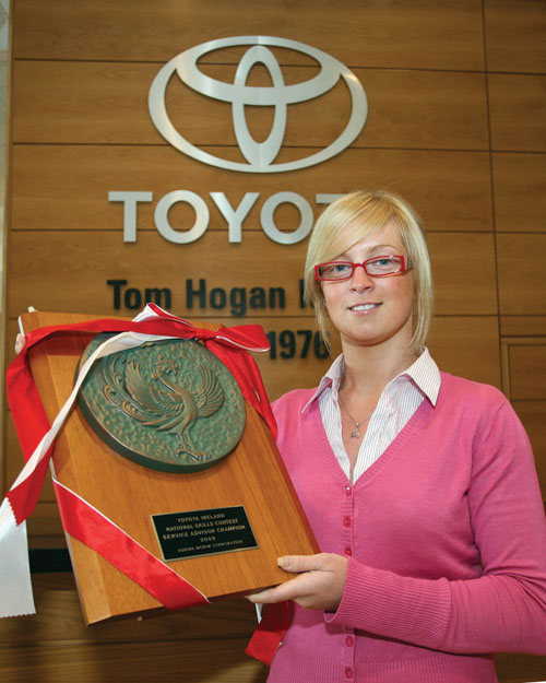 Advertiser.ie Nicola flies the Irish flag for Tom Hogan Motors