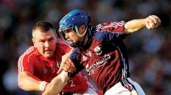Damien Hayes tries to wriggle away from Diarmuid O’Sullivan at Semple Stadium.
Inset: Despite hitting a staggering 2-12 haul Joe Canning still ended up on the losing side.