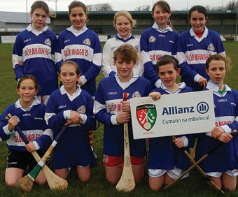 The Scoil Rafteiri, Castlebar side who took part in the camogie mini 7s blitz in Claremorris recently.