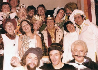 Backstage with Jack and The Beanstalk in 1980.