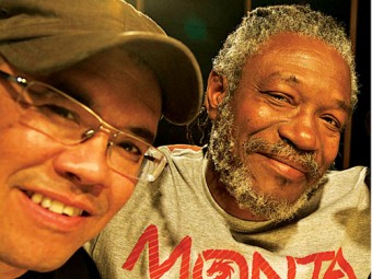 Ashley Beedle (left) and Horace Andy.