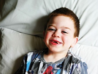 Ethan Smyth who suffers from a rare genetic condition.