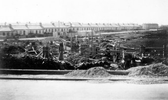 Building commences on the Fr Griffin Road site in 1938.