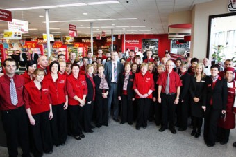 McInerney’s staff at new store SuperValu store which opened recently in Loughrea.