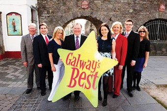 Pictured at the launch of Galway’s Best Awards 2010 are event sponsors and partners: Michael Coyle, Galway Chamber of Commerce; David Pyne, Galway Advertiser; Maeve Berry, Maeve Berry PR; Jim Glynn, Heineken Ireland; Paula Feeney, Central Park Group; Anne Melia, Fáilte Ireland; Tom Lavin, i102-104FM and Maeve Joyce, Galway Chamber of Commerce. Galway’s Best Awards 2010 aim to find and recognise customer service excellence in the service  industry in Galway city and county. Categories in the awards include Best Hotel, Café, Restaurant, Pub, Fashion Retailer and Festival /Event. Log onto www.GalwaysBestAwards.com for more information. Pic: Reg Gordon
