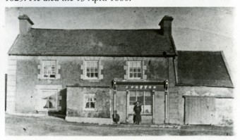 A pint at Peppers: Margaret Mary Pepper, nee Killeen, outside Feakle’s famous pub ‘Peppers’, taken about 1920