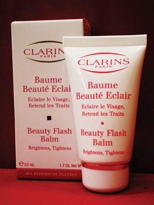 Clarins beauty flash balm.