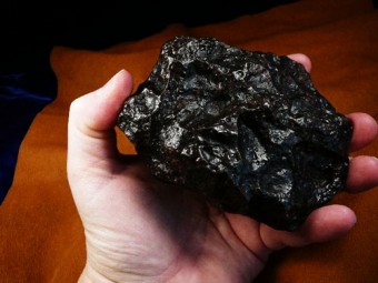 Coal or gold? — the meteorite could be worth a fortune.