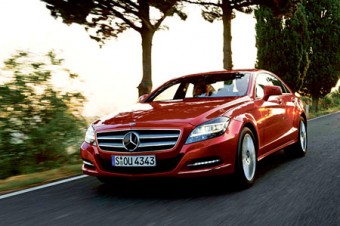 The new four-door CLS coupé is one of six new Mercedes-Benz arrivals due here before the end of 2011.