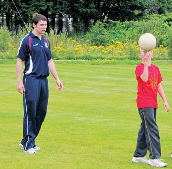 Galway football captain Finian Hanley pictured participating in last year’s programme.