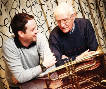 Jazz supremos John Merrick and Terry Cooke warming up for their upcoming six-piece jazz sessions starting at Hotel Meyrick, Eyre Square, this Sunday February 27 and every Sunday from 12.30 – 2pm.