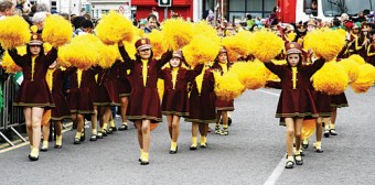 Events like last week's St Patrick's Day parade attract visitors to Galway. Pictured above are Scoil San Phroinsias Tir Oileáin at the parade on Thursday. Photo:-Mike Shaughnessy