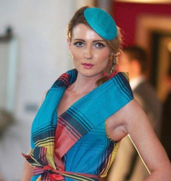 Vivienne Westwood dress from Demora Boutique - headpiece Emily Jean Design.