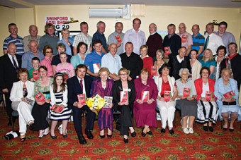 Anna May McHugh, Managing Director of the National Ploughing Association, with the committee and friends of the Swinford Agricultural Show, at the launch of the show schedule in the Gateway Hotel. The show will take place on August 20.