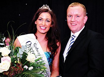 Serena Trench was crowned the 57th Galway International Oyster Pearl 2011 at  a function in Hotel Meyrick on Monday Night. Also in the picture is Hotel Meyrick general manager 
Cian O'Broin. 
Photo: Joe Travers