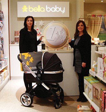 Pictured at the launch of the BellaBaby €1 December promotion were Sheila Garvey and Evelyn Garvey of Bella Baby Oranmore.