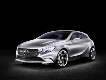 Pictured is the Mercedes-Benz Concept A-Class - an impression with some hints of what the new A-Class might look like.