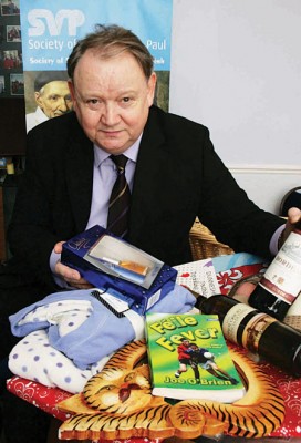 Do not let Ebeneezer Scrooge become your role model this Christmas. Reach out to charities, such as the St Vincent de Paul who are urgently seeking financial donations and toys as part of their annual appeal. Pictured is Colm Noonan, the local administrator of the organisation, which is based at Ozanam House in St Augustine Street.