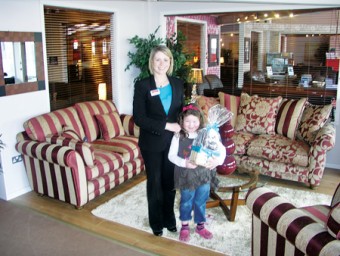 Emily Cormican (six) from Banagher, Co Offaly, who was the winner of the Cost Plus Sofas Galway Easter colouring competition.