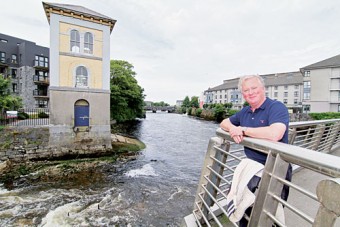 Fisheries Tower without its footbridge  — architect Patrick McCabe of Simon J Kelly has plans drawn up already for a new bridge. The new bridge is pictured right in an artist’s impression. Photo:-Mike Shaughnessy