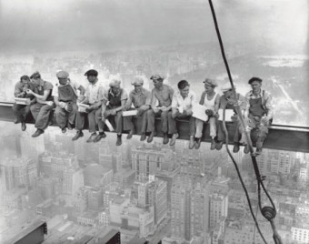 Lunch Atop A Skyscraper, the famous 1932 photograph by Charlies C Ebbets.