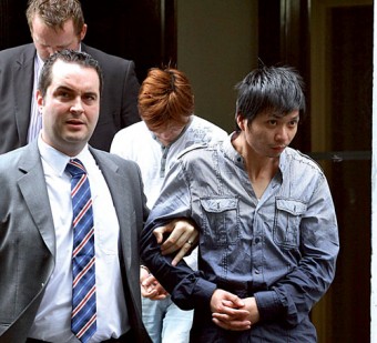 Deshi Chen arriving at Galway Courthouse on Monday. Photo:-Mike Shaughnessy